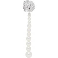 SHUSHU/TONG YVMIN Edition Faux-Pearl Chain Rose Single Earring 252901F022021