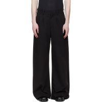 Entire Studios Black Dinch Trousers 252940M191008