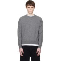 Entire Studios Gray Knit Crewneck Sweater 252940M201003