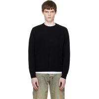 Entire Studios Black Knit Crewneck Sweater 252940M201007