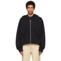Entire Studios Black Eternal Zip Hoodie 252940M202017
