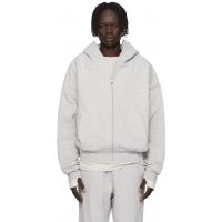 Entire Studios Gray Thermal Hoodie 252940M202034