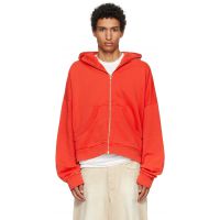 Entire Studios Red Eternal Zip Hoodie 252940M202043