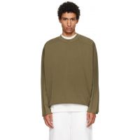 Entire Studios Khaki Heavy Long Sleeve T-shirt 252940M213028