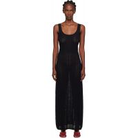 Holzweiler Black Tine Crochet Maxi Dress 252946F055008