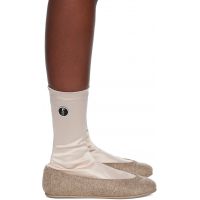 Kiko Kostadinov Beige Proxima Low Ballerina Boots 252985F118001