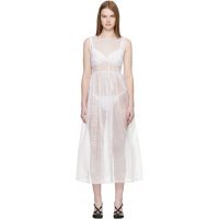Cecilie Bahnsen White CBcamillia Midi Dress 261002F054000