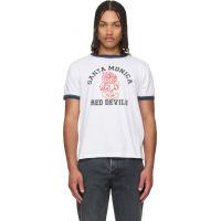COUT DE LA LIBERTE White Weston SM Red Devils Crew Ringer T-shirt 261006M213003