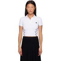 Marine Serre White Athleisure Short Sleeve Polo 261020F108000