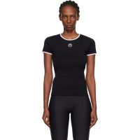 Marine Serre Black Moon Logo Bicolor Baby Fit T-shirt 261020F110043