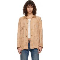 R13 Orange Evelyn Chore Jacket 261021F063002
