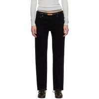 Citizens of Humanity Black Anissa Straight Leg Jeans 261030F069027