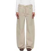 Citizens of Humanity Beige Brynn Drawstring Jeans 261030F069057