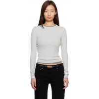 Citizens of Humanity Gray Bina Crewneck T-shirt 261030F110001