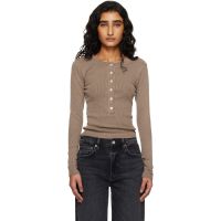 Citizens of Humanity Brown Varra Henley 261030F110009