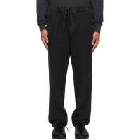 Citizens of Humanity Black Drawstring Deck Linen Trousers 261030M191003