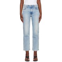 Rag & bone Blue Harlow Ankle Straight Jeans 261055F069041