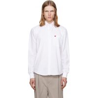 Hugo White Cotton Oxford Shirt 261084M192045