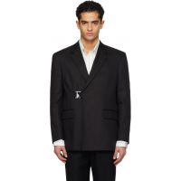 Hugo Black Hook-Eye Blazer 261084M195006