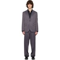 Hugo Gray Virgin Wool Suit 261084M196008