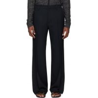 Stockholm (Surfboard) Club Black Tailored Bootcut Trousers 261137M191006