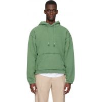 Stockholm (Surfboard) Club Green Logo Hoodie 261137M202001