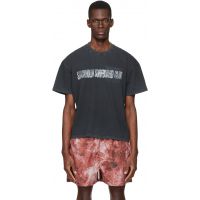 Stockholm (Surfboard) Club Black Printed Pocket T-shirt 261137M213006