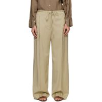 ROEhe Beige Relaxed Drawstring Trousers 261144F087026