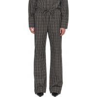 ROEhe Black Relaxed-Fit Trousers 261144F087035
