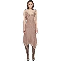 KNWLS Beige Tess Midi Dress 261148F054001