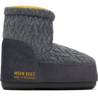 Guest in Residence Gray Moon Boot Edition Icon Low No Lace Knit Boots 261173M223002