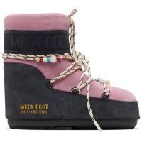 Guest in Residence Pink Moon Boot Edition Icon Low Beaded Suede Boots 261173M255001