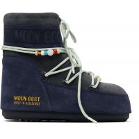 Guest in Residence Gray & Navy Moon Boot Edition Icon Low Beaded Suede Boots 261173M255002