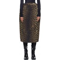 MARIE ADAM-LEENAERDT Black & Beige Rectangle Midi Skirt 261189F092001
