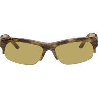 RETROSUPERFUTURE Brown Scatto Sunglasses 261191M134029