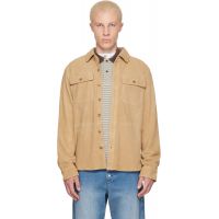 Polo Ralph Lauren Beige Suede Overshirt 261213M180043