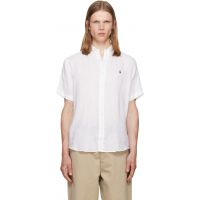 Polo Ralph Lauren White Classic Fit Linen Shirt 261213M192001