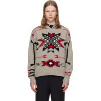 Polo Ralph Lauren Gray TOEpa Edition Sky Lodge Sweater 261213M200005