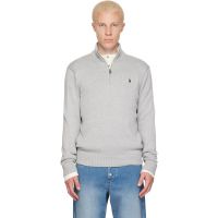 Polo Ralph Lauren Gray Knit Embroidered Logo Sweater 261213M201010