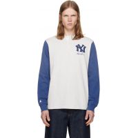 Polo Ralph Lauren Gray & Navy MLB Edition Yankees Henley 261213M211000