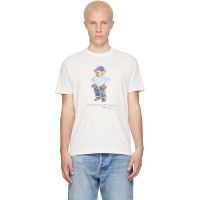Polo Ralph Lauren White Classic Fit Bear Jersey T-shirt 261213M213018