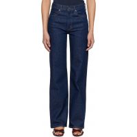 AGOLDE Navy Harper Straight Jeans 261214F069032