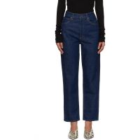 AGOLDE Blue 90s Pinch Waist Crop Comfort Stretch Jeans 261214F069038