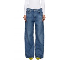 AGOLDE Blue Low Slung Baggy Jeans 261214F069046