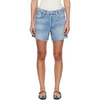 AGOLDE Blue Nye Denim Shorts 261214F088015