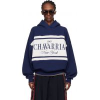 WILLY Chavarria Navy Stripe Gilroy Hoodie 261232F097004