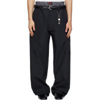 WILLY CHAVARRIA Black Toluca Trousers 261232M191056