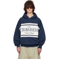 WILLY Chavarria Navy Stripe Gilroy Hoodie 261232M202040