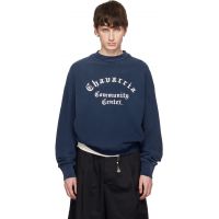 WILLY Chavarria Navy Community Center Hooligan Sweatshirt 261232M204022