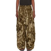 Collina Strada Khaki Velvet Lawn Cargo Pant 261236F087007